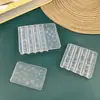 Molde para Uñas con Alta Transparencia Nieve en Relieve Cadena de Perlas Navideñas Accesorios para Uñas Portátiles DIY Resistente a Altas Temperaturas de Grado Alimenticio