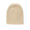 Chapéu de tricô de cashmere, de camada dupla e espesso, adequado para homens e mulheres, para outono e inverno, com circunferência de cabeça grande, proporcionando calor e proteção contra o frio