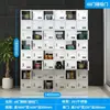 Gabinete multi-puerta para utensilios de acero inoxidable, gabinete con cerradura para vajilla de cafetería de fábrica, gabinete con compartimentos para almacenamiento de platos de empleados, personalizable
