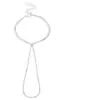 Accesorios de Pulsera Creativos Elegantes de Nicho Europeos y Americanos para Mujeres Pulsera Esclava de Moda Cadena de Cuentas de Circonita Cúbica Pulsera para el Dedo