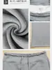 Pantalones casuales rectos negros para mujer, otoño e invierno, estilo nuevo con forro polar, de cintura alta, adelgazantes, de corte holgado, pantalones deportivos de pierna ancha estilo americano