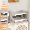 Estante de Almacenamiento Portavasos de Mesa, Estante Estrecho Pequeño para Tazas de Té de Encimera de Mesa de Comedor, Portavasos de Doble Capa, Estante de Almacenamiento para Juego de Té de Escritorio