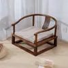 Nuevo Sillón de Madera Maciza Estilo Chino, Silla para Sala de Té Inspirada en el Zen, Silla Imperial de Madera de Fresno Blanco, Sillón Casual Simple, Silla de Estudio, Silla con Reposabrazos