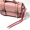 Estilo Ins Cadena de Cuerda Trenzada Colorida para Teléfono Móvil Anillo de Llavero Correa para Mochila Llavero de Aleación de Zinc Accesorios DIY