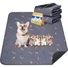 Almohadilla para Pañal de Perro Transpirable de Secado Rápido con Malla Nueva Estampada Transfronteriza Almohadilla para Pañal de Mascota con Fuerte Succión Almohadilla Gruesa para Pañal de Mascota