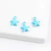 Pendente Estrela de Cinco Pontas Colorido Fresco e Fofo Liga Metálica Acessórios para Montagem de Brincos Broche Corrente de Celular