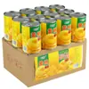 Melocotones Amarillos enlatados, Caja Completa de 12 Latas*425G, Especialidad Horneada Dangshan Fruta Fresca Enlatada en Jarabe de Azúcar