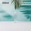 Frascos Dispensadores de Loção em Estoque 100ml 120ml 200ml Frascos de Shampoo Frascos de Plástico PET Frascos Pequenos de Pressão para Viagem