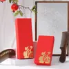Caixa de Presente Embalagem Festiva Céu e Terra Vermelho Chinês Caixa de Presente Pente de Madeira Retrô Exquisito Caixa de Presente Pente de Chifre Caixa de Presente Retangular