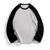 Venda Direta de Fábrica Alta Qualidade 260g Algodão Puro Manga Raglan Unissex Equipe Corporativa Top com Logo Gráfico Personalizável