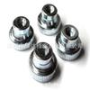 Porca serrilhada de aço inoxidável, porca de mão M4, porca de fixação de aço carbono GB807