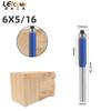 Leiken Cabo 1/4 6 cabos faca de aparar de quatro peças lâmina dupla faca reta fresadora para marcenaria máquina de aparar fresadora de baquelite tinta
