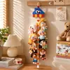 Juguete de Peluche Almacenamiento en Pared Cuerda para Colgar Figura de Estrella Caja Sorpresa Muñeca Almacenamiento Exhibidor Colgante Gadget