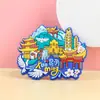 Imán de Nevera de Goma Blanda de PVC Pegatina Magnética de Dibujos Animados Estéreo 3D Estilo Chino Creativo Souvenir Cultural y Creativo