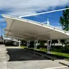 Vigas de Acero para Cocheras, Estructura Principal de Acero, Procesamiento y Venta al por Mayor de Marquesinas Curvas de Gran Luz con Estructura de Membrana Personalizadas
