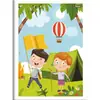 Caderno brochura 1/4 Capa Infantil 60 Folhas - Caixa com 10 Unidades