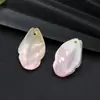 Hoja de Loto de Encaje 22mm Cuentas de Vidrio Gradiente Hecho a Mano Accesorios para Enhebrar Cuentas Sueltas Cuentas para Pulsera Festival del Bote del Dragón Bolsita