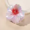 Clip de Flor de Nuevo Estilo Transfronterizo Clip de Tiburón Flor Gradiente Perlado Clip para Cola de Caballo Alta Fresco y Dulce Venta al por Mayor