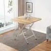 Nova Mesa Dobrável para Moradia Alugada, Mesa de Jantar Doméstica, Mesa de Estudo, Mesa Portátil para Exterior de Dormitório
