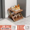 Sapateira sem Montagem para Entrada de Casa Interna Multicamadas Simples Pequena Economizadora de Espaço Armário de Sapatos Armazenamento de Dormitório Dobrável