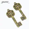 Accesorios de aleación YuenZ 69 * 26 mm llave hueca manualidades colgante accesorios para joyería DIY O271