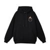 Moletom com Capuz 250g para Mulheres, Novo Estilo Coreano Primavera/Outono 2026, Tamanho Petite, Forrado com Fleece, Grosso, Solto, Top Casual