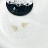 Verão Luz Luxo High-end Sense Pequena Pérola Zircon Gancho de Orelha Pequeno Simples Elegante Acessórios de Orelha Nicho Requintado Internet Brincos de Celebridades