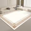 Alfombra para Sala de Estar, Manta para Mesa de Centro para Sala de Estar en Casa, Alfombra Antideslizante de Imitación Cachemira, Manta de Noche para Dormitorio, Alfombra Duradera y Fácil de Cuidar