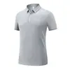 Camisa polo de verano fina y transpirable con cuello de solapa para hombre, ropa de trabajo de oficina de negocios, camiseta de manga corta personalizada para lotes pequeños, fábrica