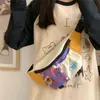 Bolsa de Pecho de Color Retro Estilo Harajuku Japonés Estilo Hong Kong para Mujer Bolso Cruzado de Diseño Nicho Estilo Coreano para Hombre Bolso de Cintura Casual Deportivo