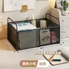 Caja de almacenamiento de libros para estudiantes, adecuada para aulas, gran capacidad, se puede colocar debajo del escritorio y es móvil para una fácil organización de los libros