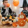 Calabaza Fantasma Velas Adornos de Resina Adornos Pequeños de Resina Lindos Piezas Decorativas Calabaza Fantasma