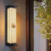 Lámpara de Pared Solar Balcón de Villa Patio Puerta Lámpara de Pared Lámpara de Pared de Jardín Lámpara de Pared Impermeable para Exteriores sin Cableado