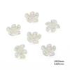Flor Pequeña Iridiscente de Acrílico Flor de Cinco Pétalos Cuentas Hecho a Mano DIY Estilo Antiguo Pasador Pendientes Materiales para Joyería Accesorios