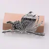 Lugar de Celebridad de Internet 9 Colores Mariposa Pintada Elegante Pasador Antiguo Parte Trasera de la Cabeza Cabello Tocados Pinza de Tiburón Pinza de Agarre Tocados Femeninos