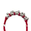 Otoño/Invierno 2026 Nuevo Estilo Chino Zodiaco Plata Pura 999 Cinco Bendiciones Caballo Pequeño Pulsera de Hilo Rojo Tejido a Mano Año Nuevo