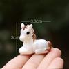 Lindo zodíaco Mini simulación animal pequeño rata buey tigre conejo dragón serpiente caballo oveja cerdo muñeca micro paisaje pequeños adornos