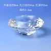 Prato de Sabor de Cristal, Prato de Vidro, Prato de Vinagre, Saboneteira, Tigela Pequena, Copo de Água, Copo de Cristal para Nail Art, Tigela de Copo de Óleo Essencial Essencial para Salão de Beleza