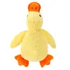Brinquedo para Pet Pato Amarelo Pequeno Brinquedo para Cachorro Brinquedo para Gato Brinquedo de Pelúcia com Apito para Gato Brinquedo para Filhote Suprimentos para Pet