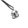 Colgante de Plata de Ley S925 Kongmingwu Buda Bebé Estilo Chino Retro Dibujo Animado Lindo Pequeño Monje Buda Colgante Zen