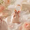 Sacos de doces para casamento estilo chinês, caixas de doces para casamento, sacos de doces de alta qualidade com cordão, sacos personalizados para embalagem de presentes