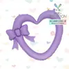 Comercio exterior transfronterizo más vendido estilo INS marco de fotos de corazón mate con lazo globos decoraciones para fiestas accesorios para propuestas al por mayor