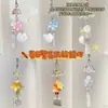 Estilo Ins Carrillón de Viento de Botella Flotante Llavero de Teléfono Colgante Pequeño Medusa Estrella Correa para Bolso Decoración Versátil para Mujeres