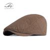 Gorra con visera delgada y transpirable de primavera y verano para hombre, boina sencilla de color sólido, sombrero de avance retro británico de lino para mujer que combina con todo