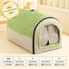 Casa para Gatos para Todas las Estaciones, Calidez Invernal, Casa para Perros Removible y Lavable, Perros de Tamaño Pequeño, Casa para Perros Cerrada para Perros de Tamaño Mediano, Suministros para Mascotas