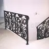 Villa estilo europeo barandilla de hierro forjado pasamanos Hotel Hotel Hotel Artesanía Metálica artesanía de hierro forjado pasamanos de escalera