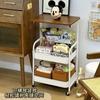 Carrito Estante de Cocina Extraíble Sala de Estar Dormitorio Carrito Gran Capacidad Estante para Bebidas Almacenamiento por Capas