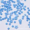 1000 Decoração de Unhas Linda Flor Pequena Rede Vermelha Decoração de Unha Broca de Resina Flor Branca Mini de Cinco Pétalas