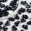 Ding Yi Coloridas Melocotones Pequeños Luna Fría Corazón Electrochapado de Acrílico Cuentas para Pulsera Collar Hecho a Mano DIY Accesorios