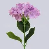 Flor Artificial Hortensia Morada Rosa Flor Artificial Decoración Arreglo Floral Sala de Estar Decoración Boda Diseño Auditorio Flor Falsa Fábrica Venta al Por Mayor